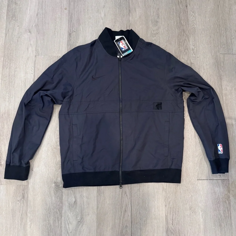 Nike Memphis Grizzlies Team Issued Woven Travel Jacket Mens L Black DA9691-010 - Picture 1 of 8